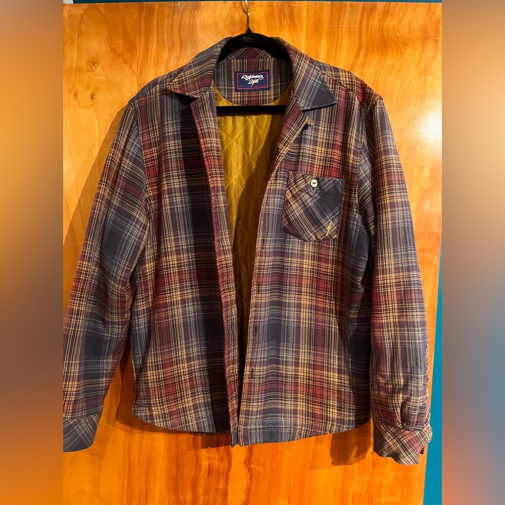 Vintage Plaid Shirt Jacket